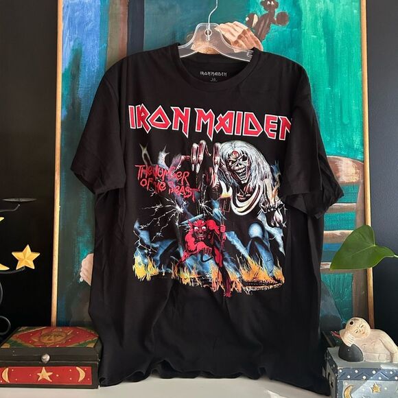 LG Other - Iron Maiden The Number Of The Beast 666 ~ Black T-Shirt Size Large
